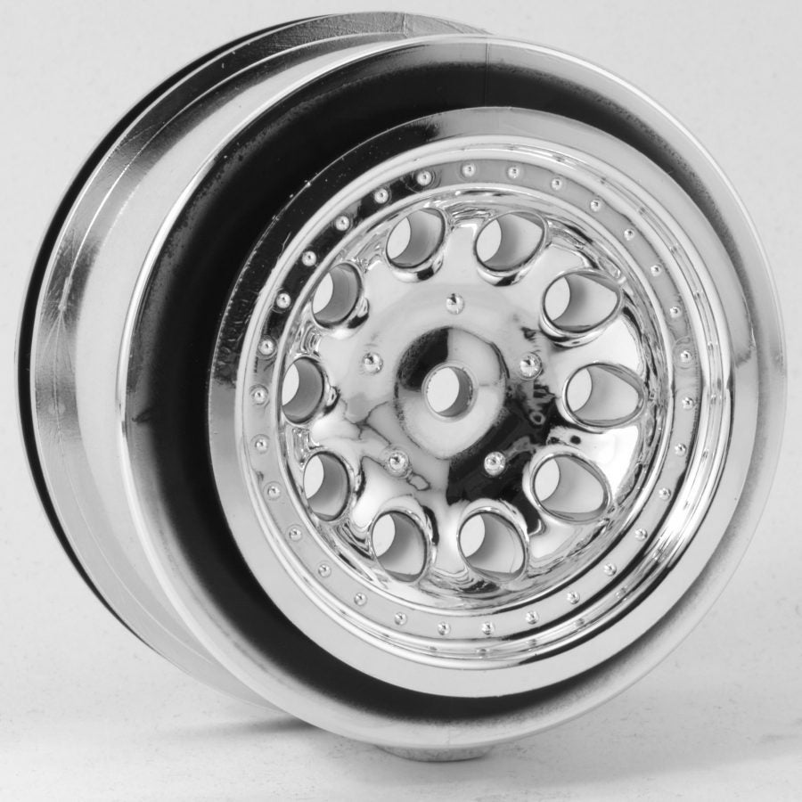 RPM Chrome Revolver Short Course Wheels - Slash 2wd Rear (2) | EuroRC.com