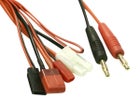 EuroRC Charging Cable Deans - Futaba - JST - Tamiya - DIY