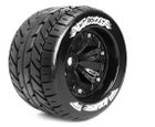 Louise 1:8 3.8 Inch Monster Tire MT-Rocket Mounted On Black Wheel - 0 Offset - Sport (2)