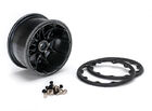 Louise RC ST-Pioneer 3.2" Truggy Tires - Black-Chrome Beadlock - 1/2 Offset - Soft - (2)