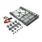 Fastrax Rooftop Luggage Rack with Led Spot Lights and place for Spare Tyre