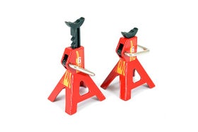 Fastrax Adjustable Height Metal Jack Stand (2pc)