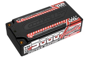 Team Corally Voltax 120C LiPo Battery 5000mAh 7.4V Shorty 2S 4mm Bullit