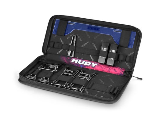 Hudy Complete Set of Set-up Tools + Carrying Bag For 1:8 Off-road Cars