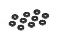 Xray Alu Shim For Lower Susp. Holder 3x7.5x1.5 -Black (10)