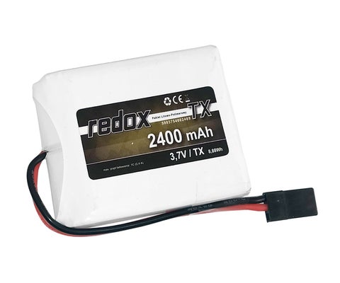 Redox 2400 mAh 3,7V JR (MT44 and MT5) - TX LiPo Pack